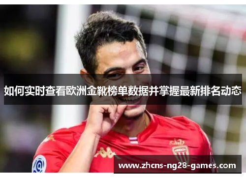 如何实时查看欧洲金靴榜单数据并掌握最新排名动态