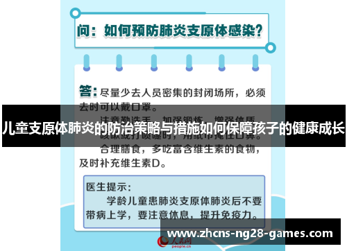 儿童支原体肺炎的防治策略与措施如何保障孩子的健康成长